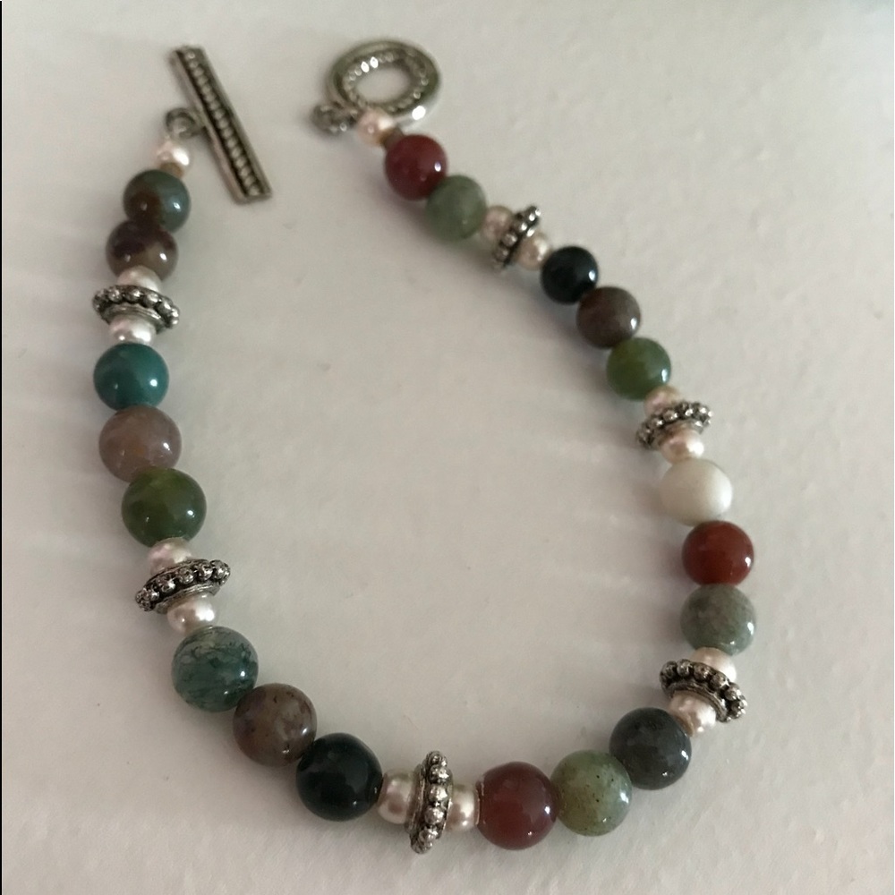 Jasper Bead Bracelet